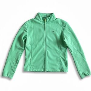 Nike Sphere Dry Track Jacket Running Workout Athleisure Mint Green Petite Small